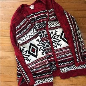 Mossimo tribal print cardigan