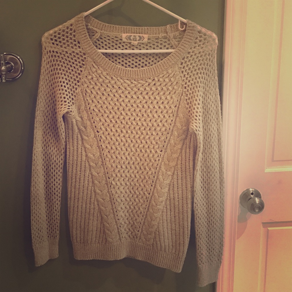 Adorable tan sweater