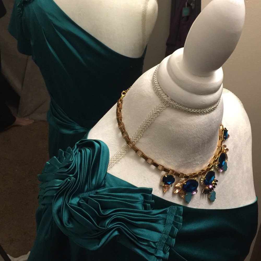 Eli Tahari silk dress NWT : 95% silk, 5% Elastane - Picture 5 of 8
