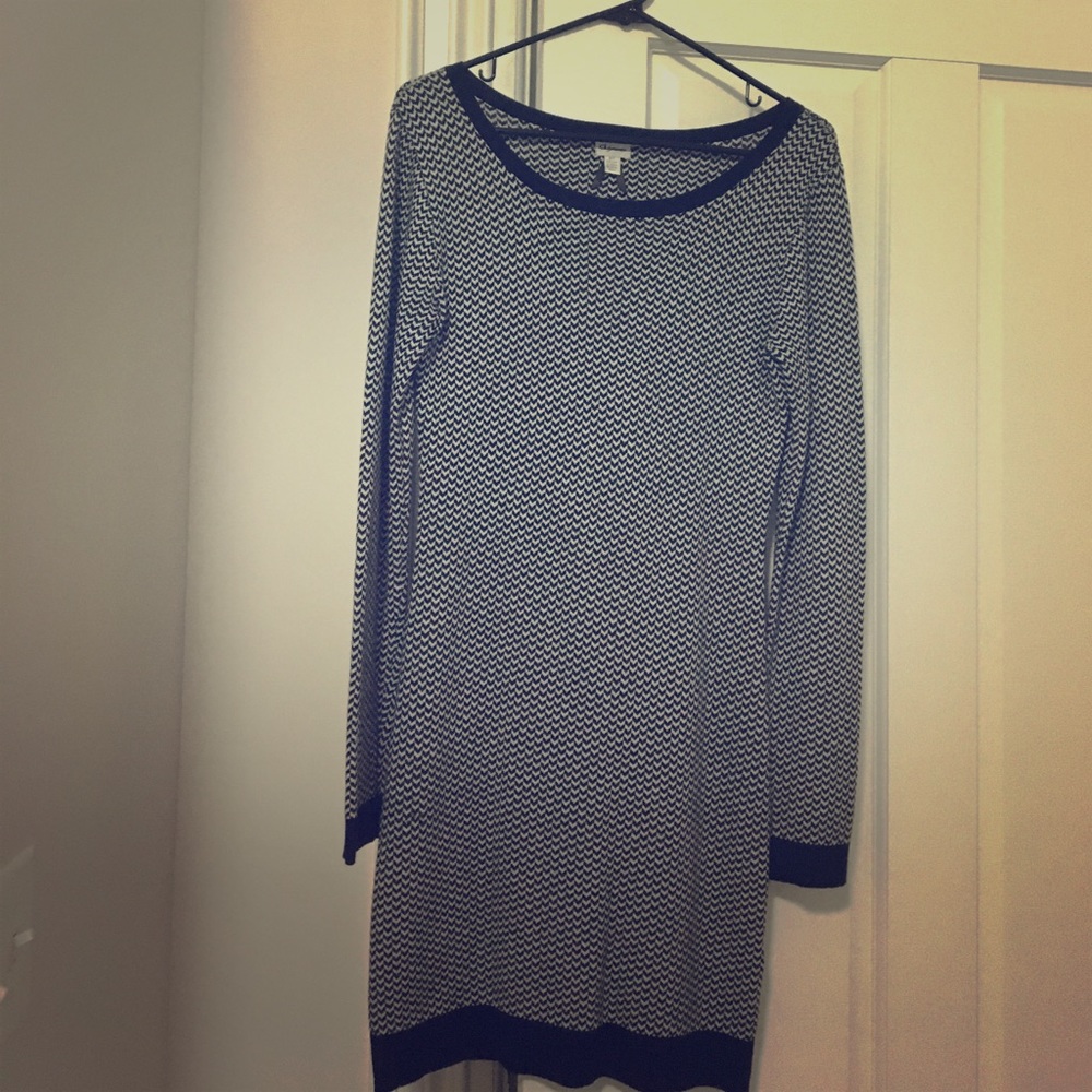 Long sleeve sweater dress