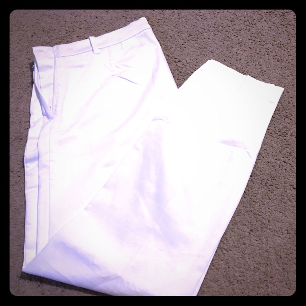 White Cotton Pants