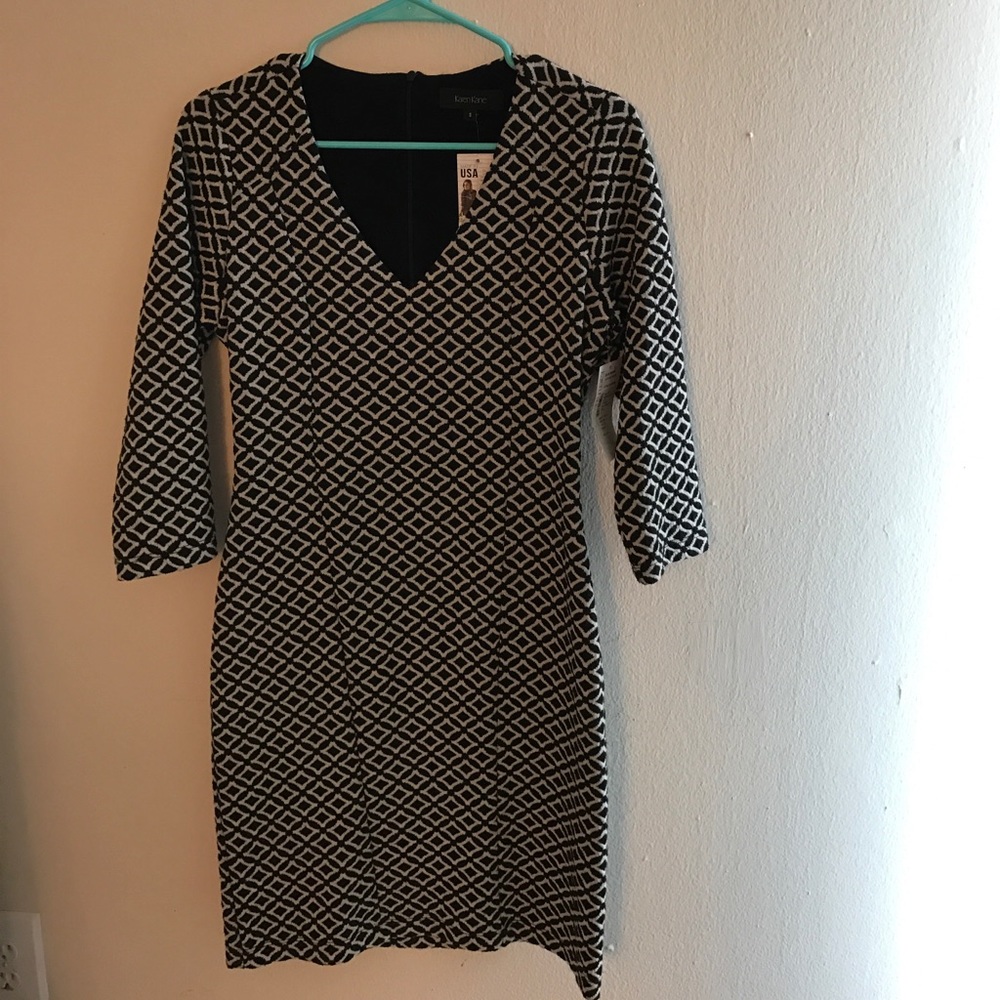 Black and white dress