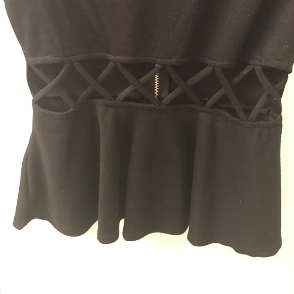 Forever 21 peplum cage shirt - Picture 4 of 5