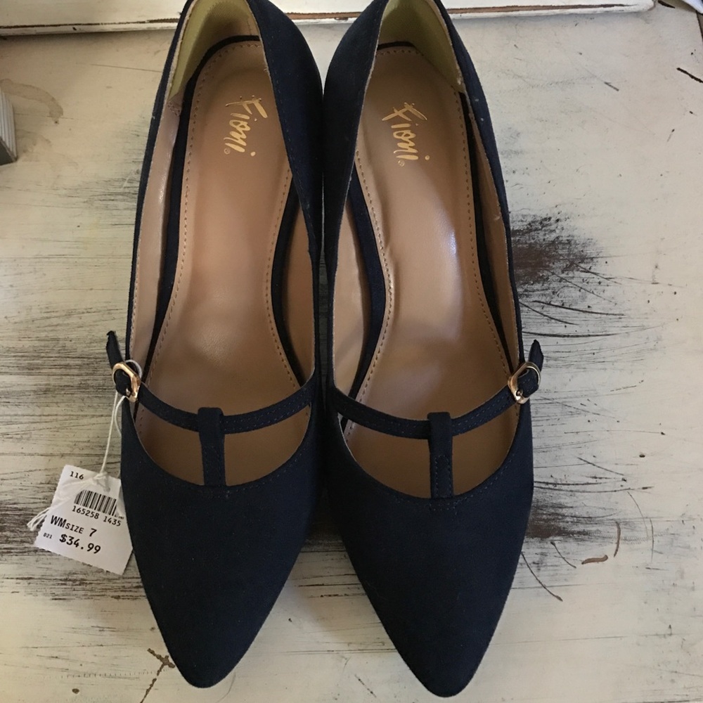 Blue heels