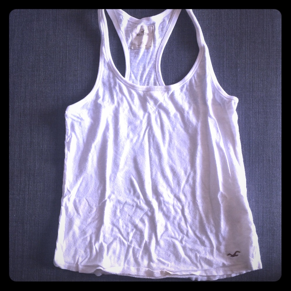 Abercrombie & Fitch white tank top; x-small
