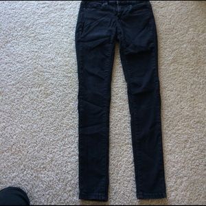 Black wash legging jeans