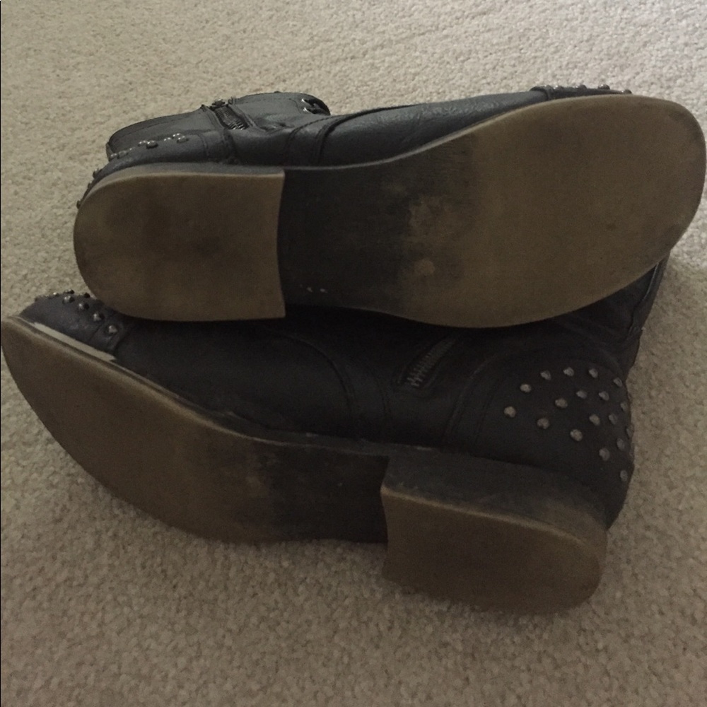 Studded combat boots - 8 - Picture 4 of 4