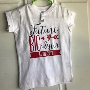 Size 2 big sis tee