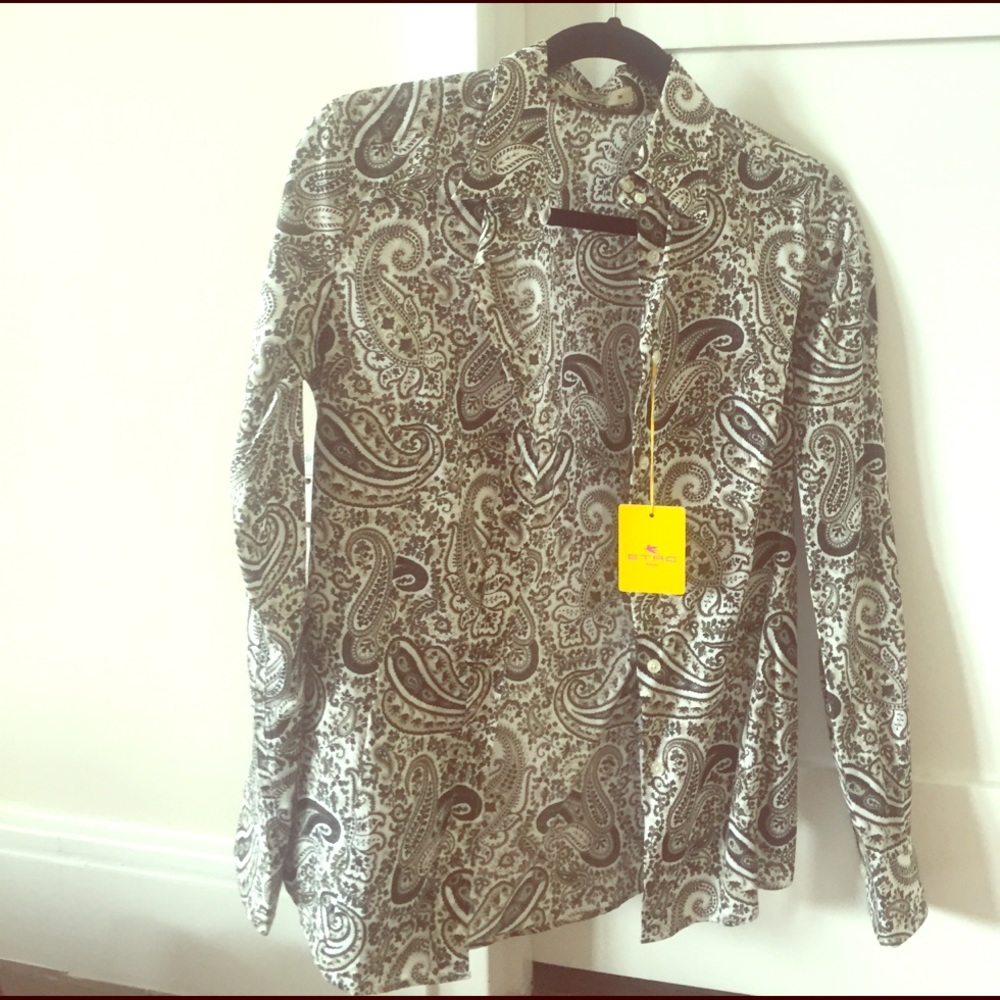 Etro paisley women's button down