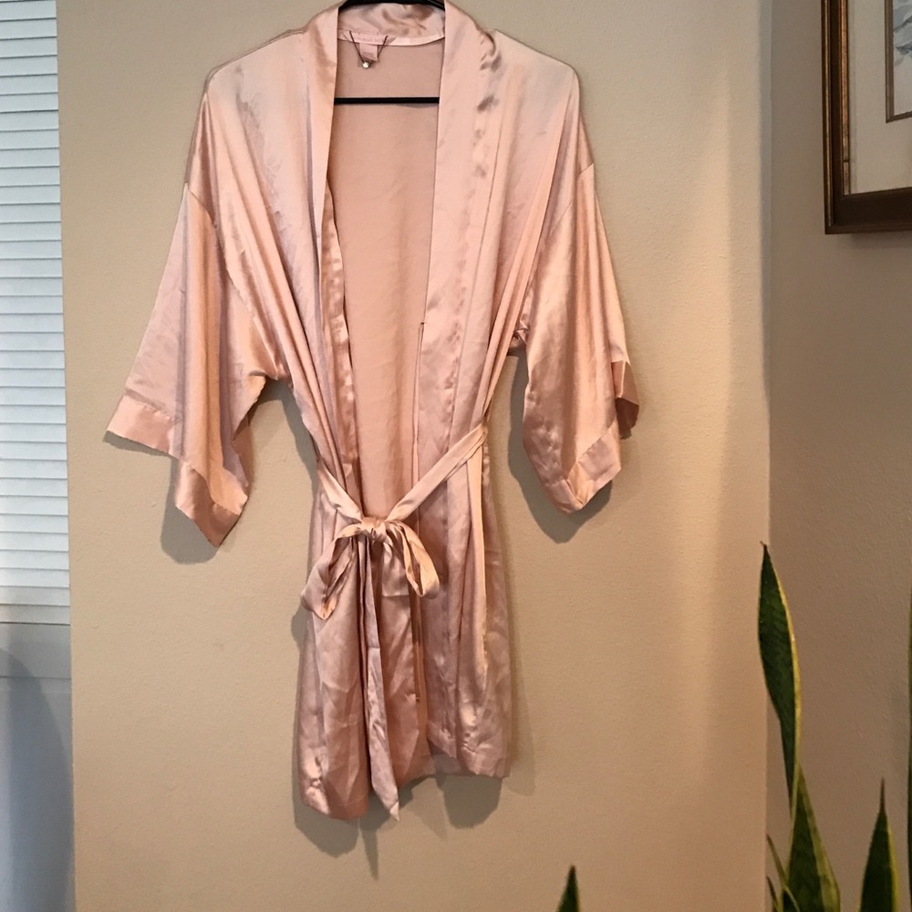 Victoria's Secret silk robe!