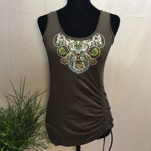 Athleta Embroidered Racerback tank top