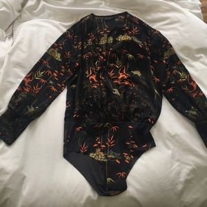 Zara printed bodysuit