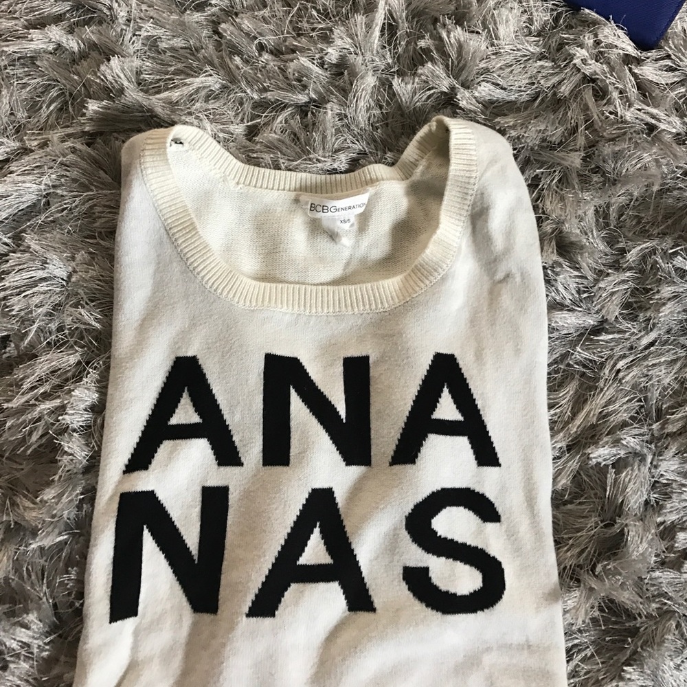 BCBG sweater, ANANAS