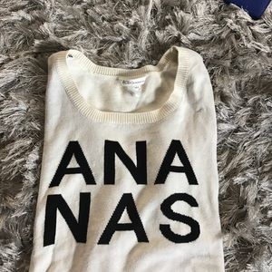 BCBG sweater, ANANAS