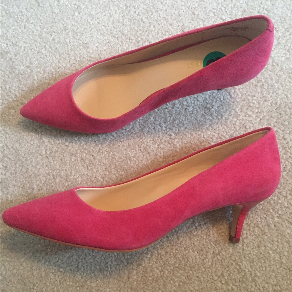 Pink Nine West heels - size 8
