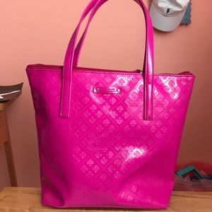 Hot pink Kate Spade handbag