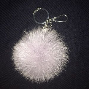 New Michael Kors Lilac Fur Pom Pom
