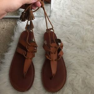 American eagle sandals never worn brand new