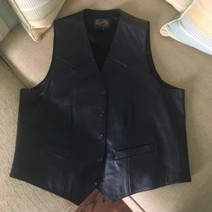 Scully leather vest