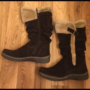 Brown Suede Boots