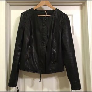 Free People Leather Jacket