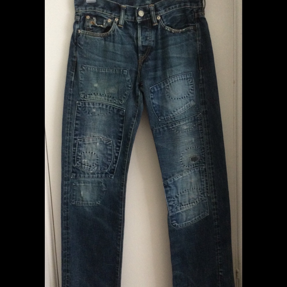 Ralph Lauren (double R) Couture. Low rise jeans