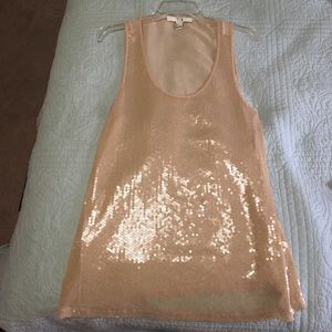 Sequin tank top