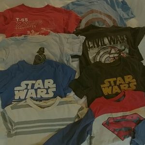 Bundle of 8 boys tshirts