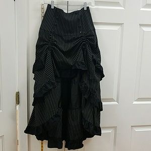 Steam punk style pinstripe skirt  brand new