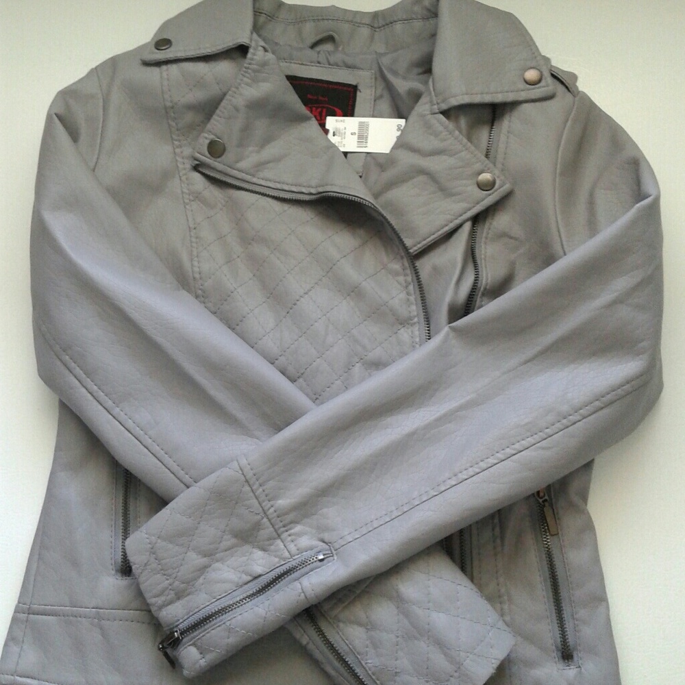 Faux Leather Jacket NWT