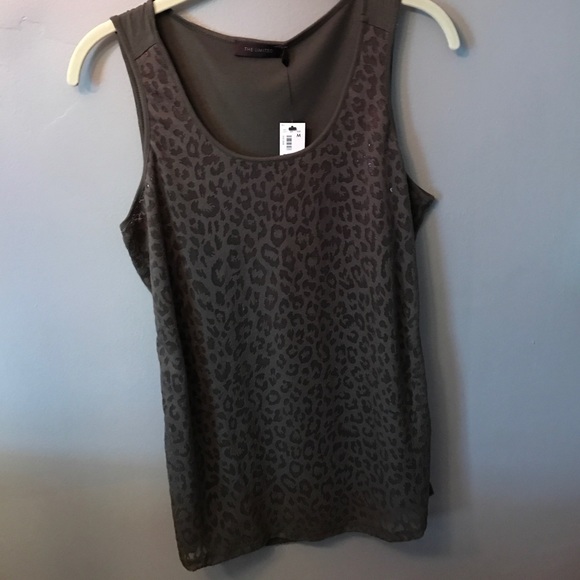 NWT The Limited Leopard Print Tank - Picture 1 of 2