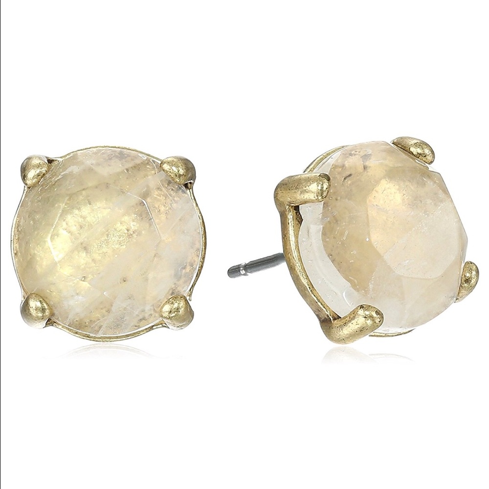 Lucky Brand Rock Crystal Stud Earrings - NWT