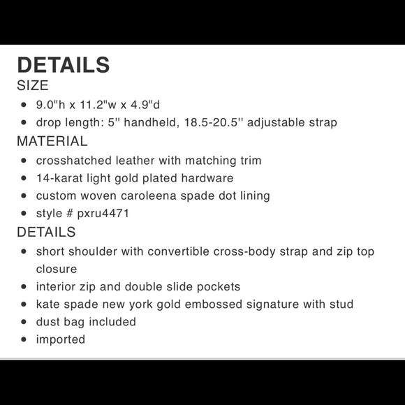 Kate Spade NY ♠️ purse - Picture 5 of 10