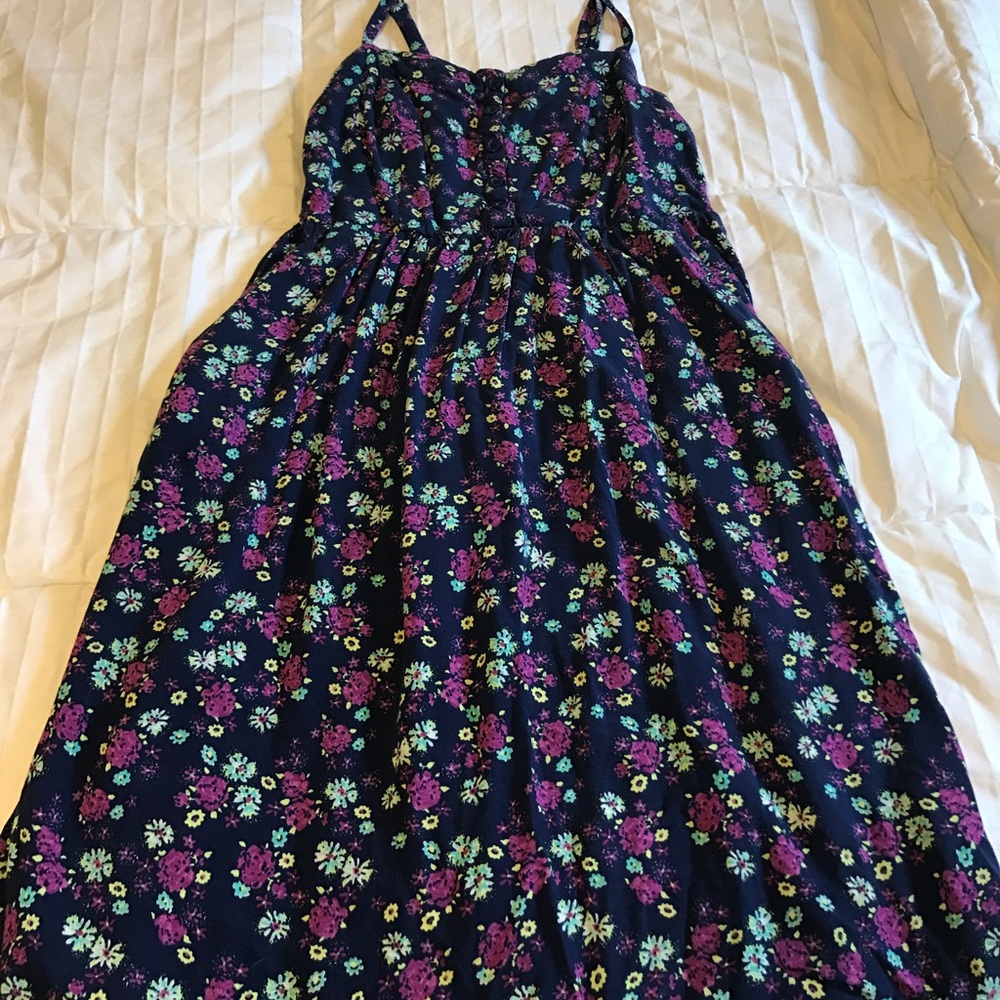 Torrid Floral Button Front Challis Sundress
