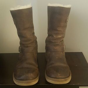 UGGs motostyle boots
