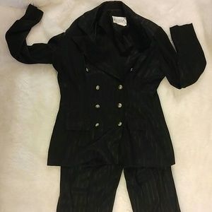 Lady's pinstripe suit