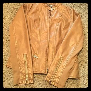Women's leather jacket