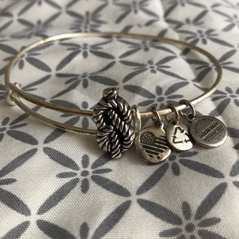 Silver Sailor Knot Alexi and Ani Bracelet
