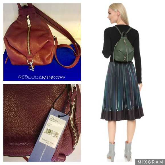 ‼️SOLD‼️🥳NWT Rebecca Minkoff Mini Julian Backpack - Picture 1 of 3