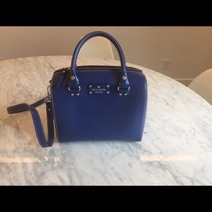 Kate Spade Royal Blue Purse with Shoulder Strap