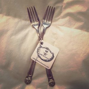 NEVER USED Milk & Honey Mr & Mrs Forks