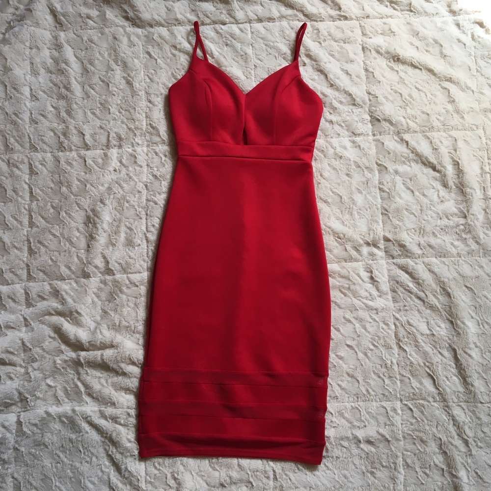 Red dress