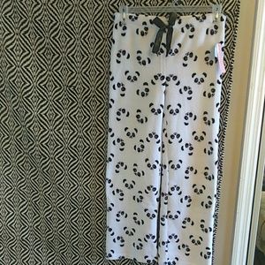 Black & white Plush ?? Panda Fleece Sleep Pants