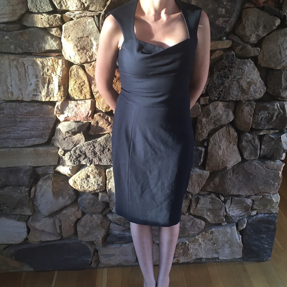 Searle navy dress