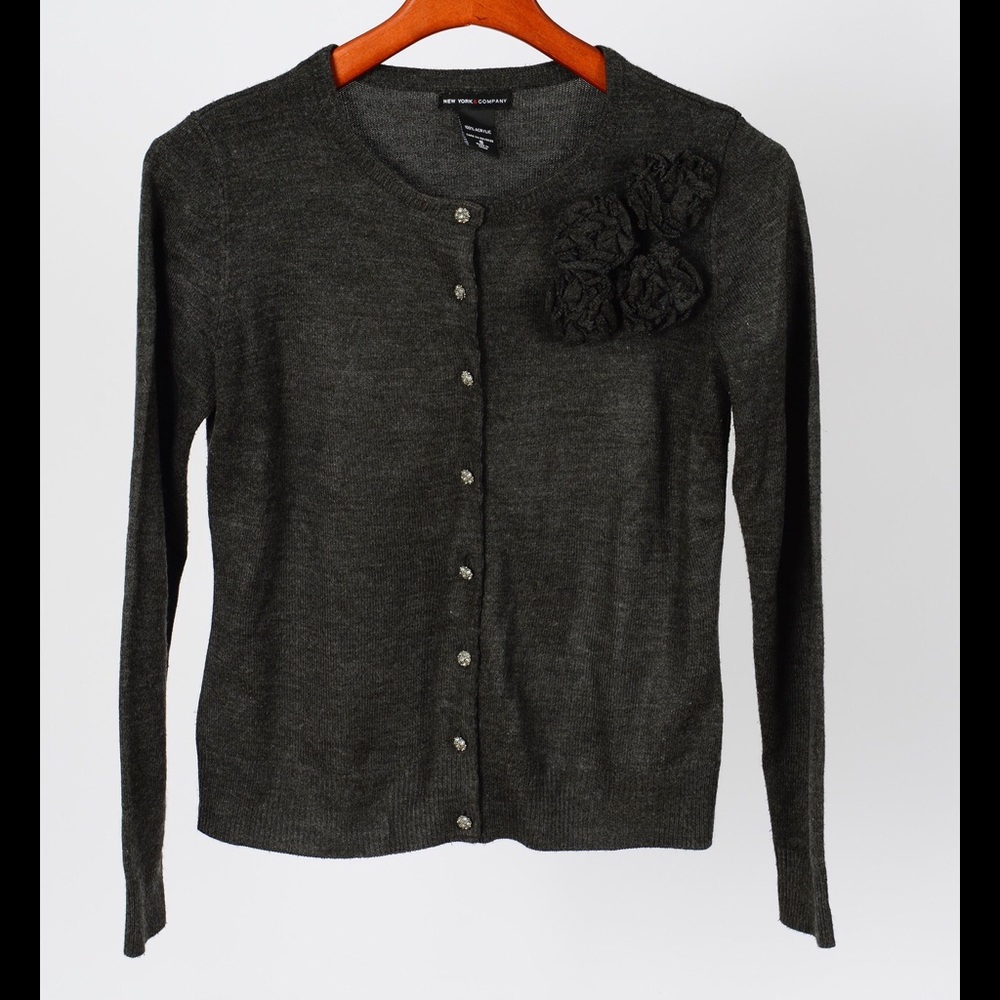 Charcoal cardigan