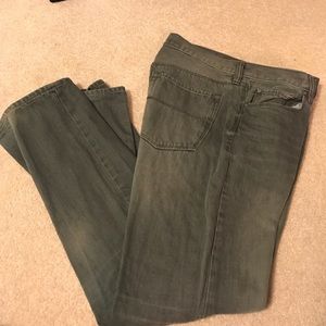 Men's gray jeans