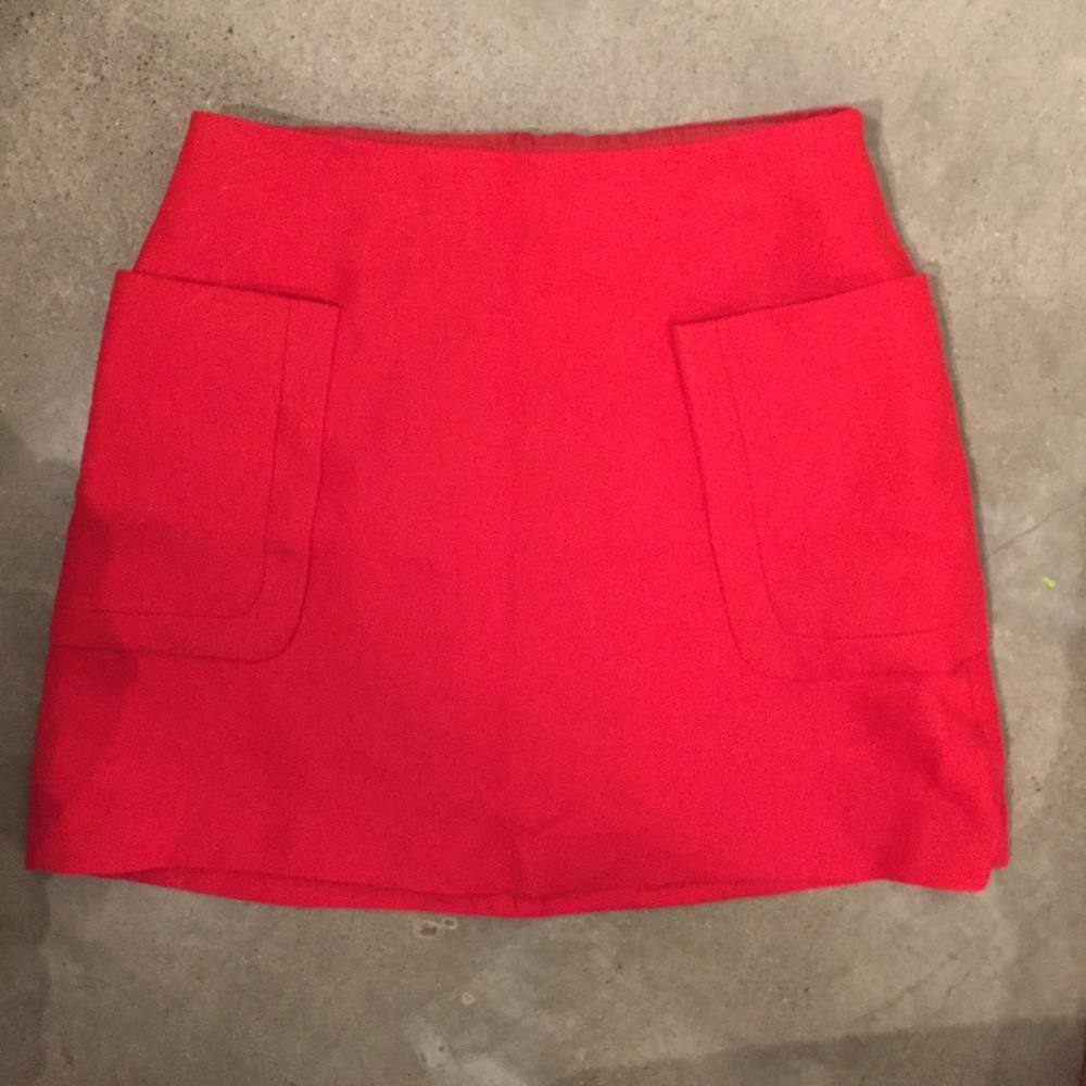 Red skirt