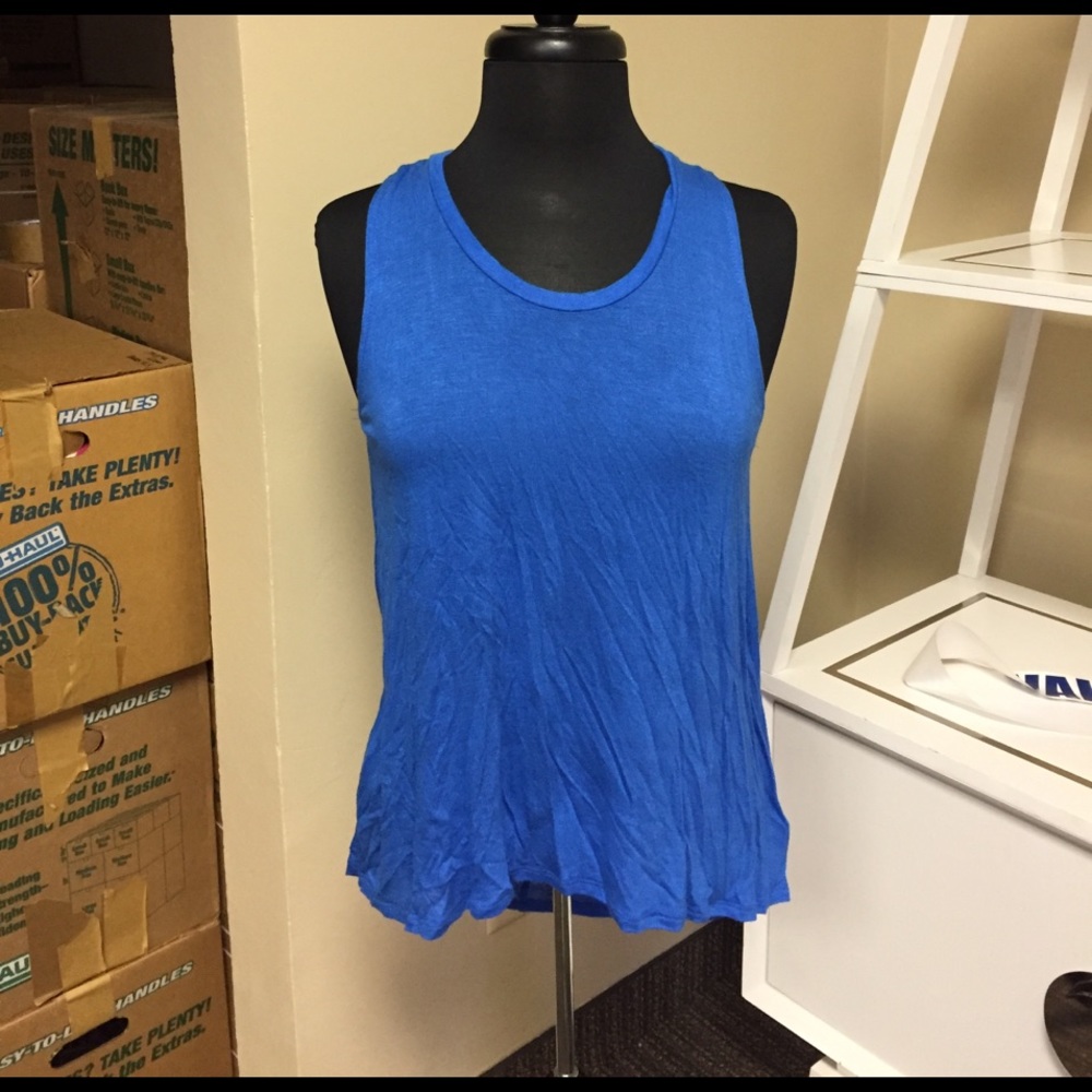 Sparkle & Fade Blue Tank