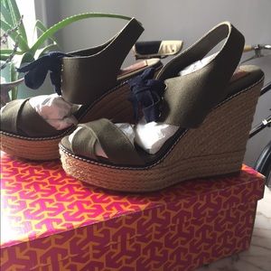 Tory Burch espadrilles (brand new with box)