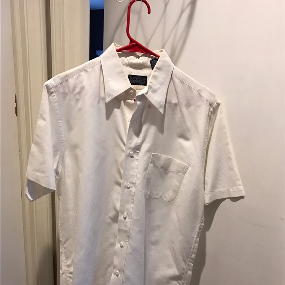 White, short sleeve button down - Picture 1 of 3